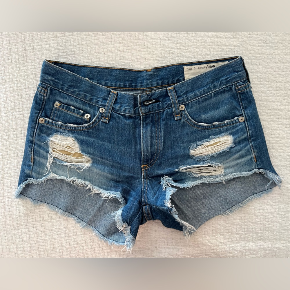 Rag & bone jean shorts size 24